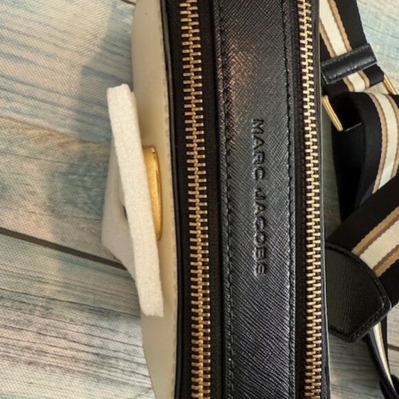 NWT Marc Jacobs "The Snapshot" crossbody bag in calf leather NEW CLOUD MULTI - Picture 7 of 16